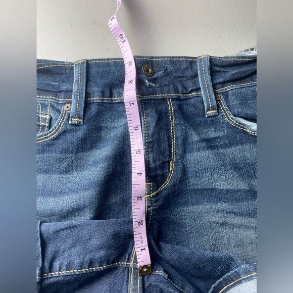 Denizen From Levi’s Stretchy Denim Shorts Size 4 Waist 27 - Picture 6 of 8